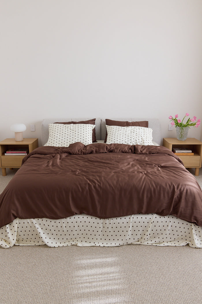 Cloud Polka Dot Bamboo Sheet Set