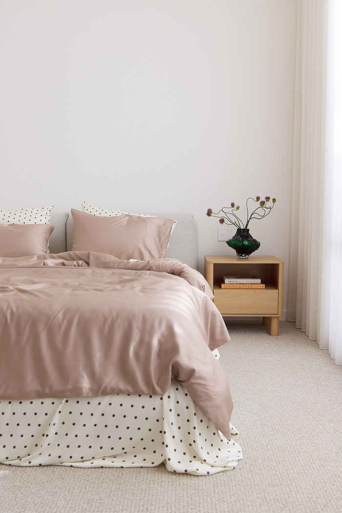 Cloud Polka Dot Bamboo Sheet Set