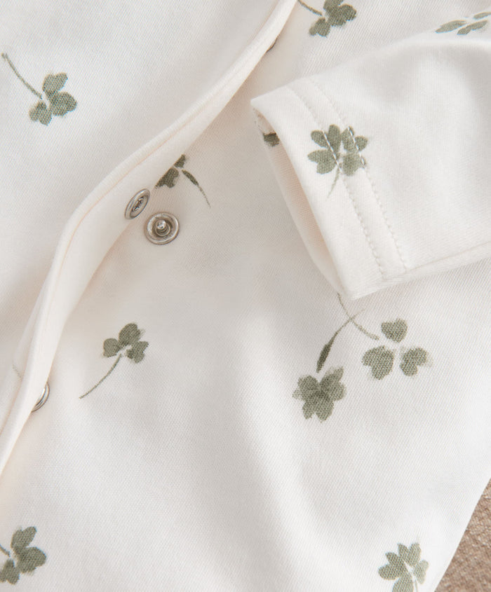 Mamas & Papas All-in-Ones & Bodysuits Clover Print All In One