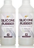 CoatCast Silicone Rubber Kit 18A for DIY Mold Making (70.4 oz) - Super Elastic, Translucent, Fast Cure, Non-Toxic, 1:1 Ratio Liquid Silicone for Resin and 3D Molds (4.4 Pounds)