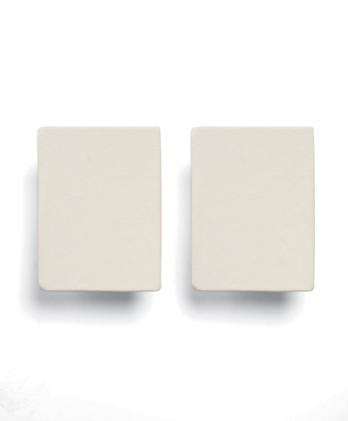 Mamas & Papas Sheets Petite Cot Fitted Sheets (2 Pack) - Cream