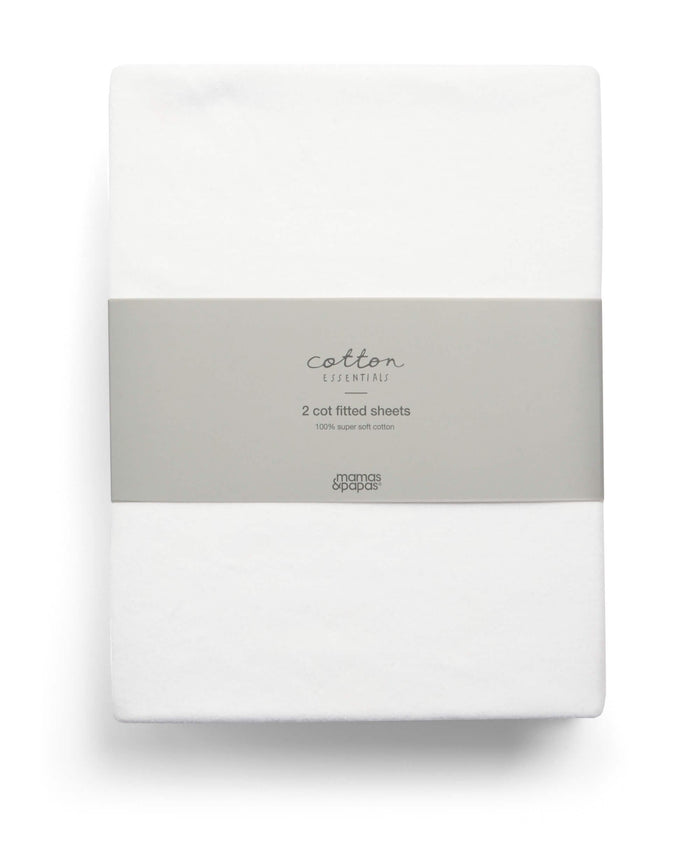 Mamas & Papas Sheets 2 Cot Fitted Sheets