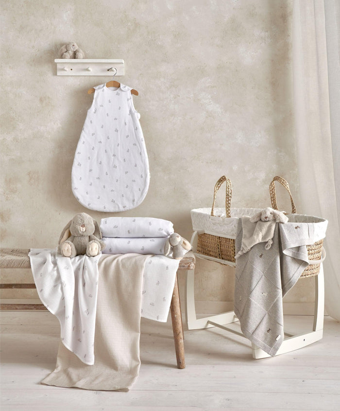 Mamas & Papas Cotbed Sheets Cotbed Fitted Sheets (2 Pack) - Bunny