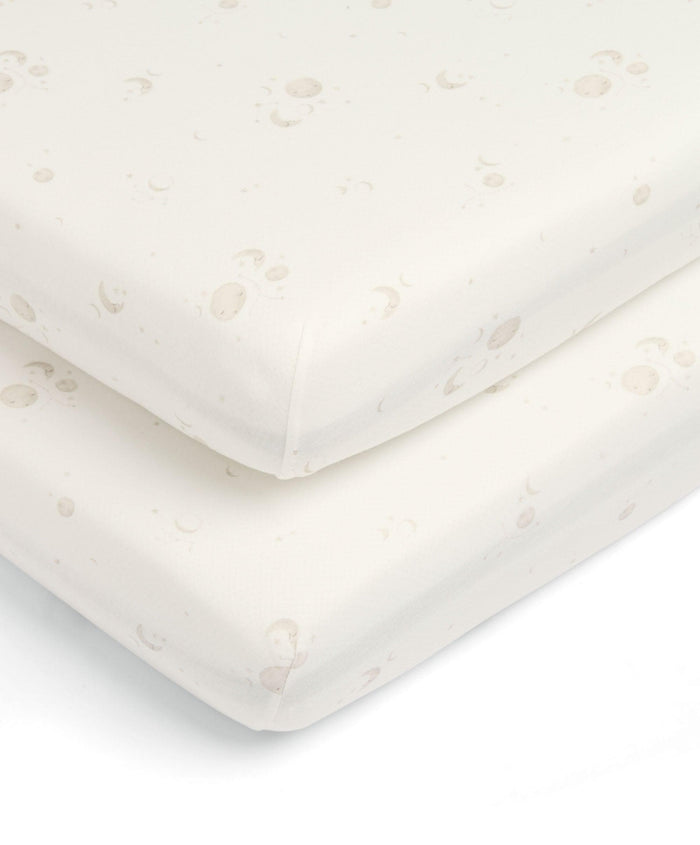 Mamas & Papas Cotbed Sheets Cotbed Fitted Sheets (2 pack) - Cosmic Sky