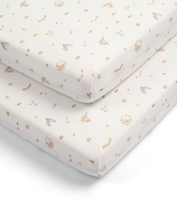 Mamas & Papas Cotbed Sheets Cotbed Fitted Sheets (Pack of 2) - Magic