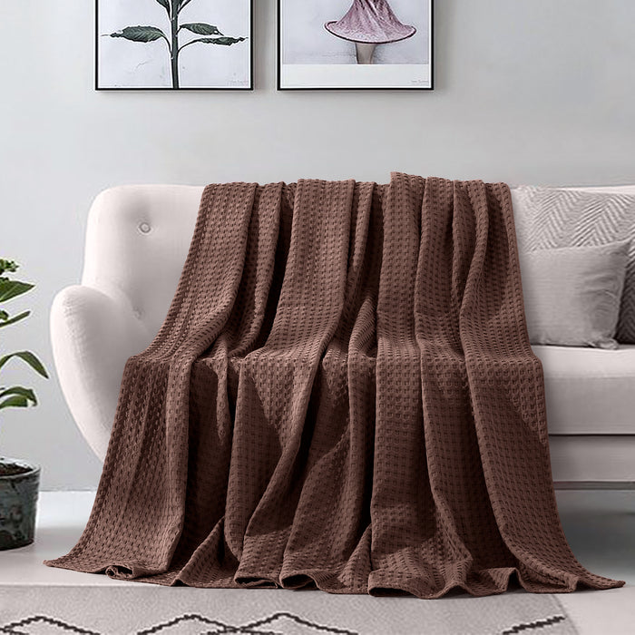 Cotton Waffle Blanket