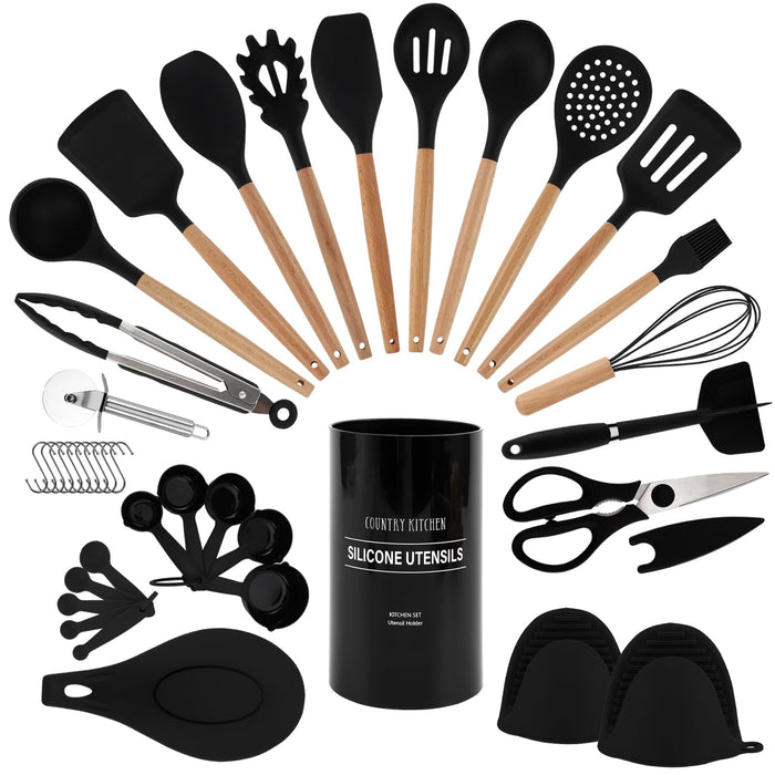 38 Piece Set / Black