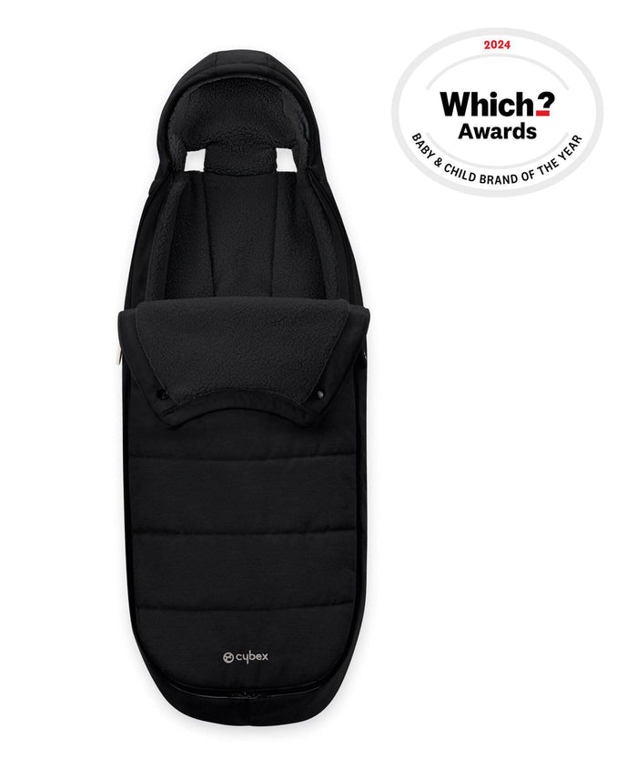 Cybex Footmuffs Cybex Gold Pushchair Footmuff – Black