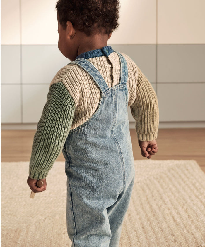 Mamas & Papas Outfits & Sets Denim Dungarees
