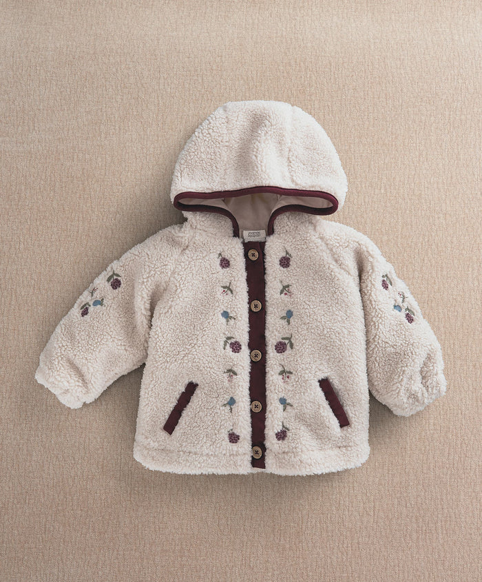 Mamas & Papas Jackets & Coats Embroidered Borg Jacket