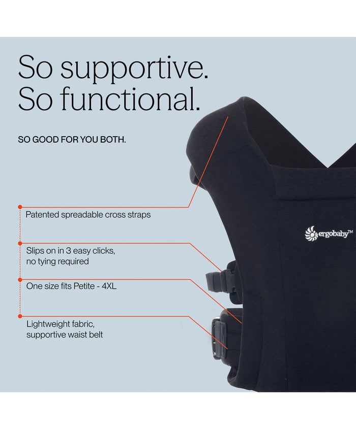 Ergobaby Baby Carriers Ergobaby Embrace Baby Carrier - Black