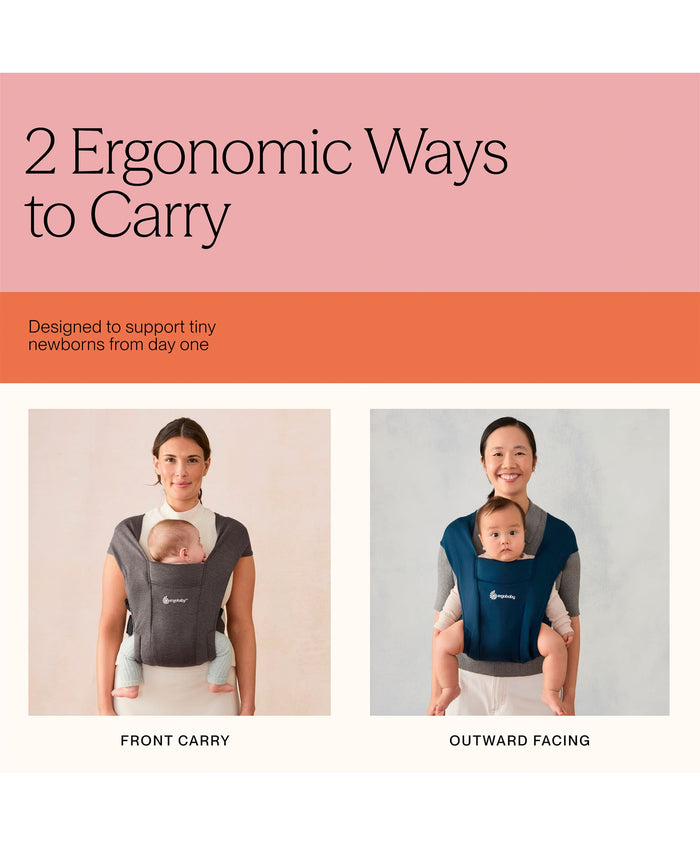 Ergobaby Baby Carriers Ergobaby Embrace Baby Carrier - Black