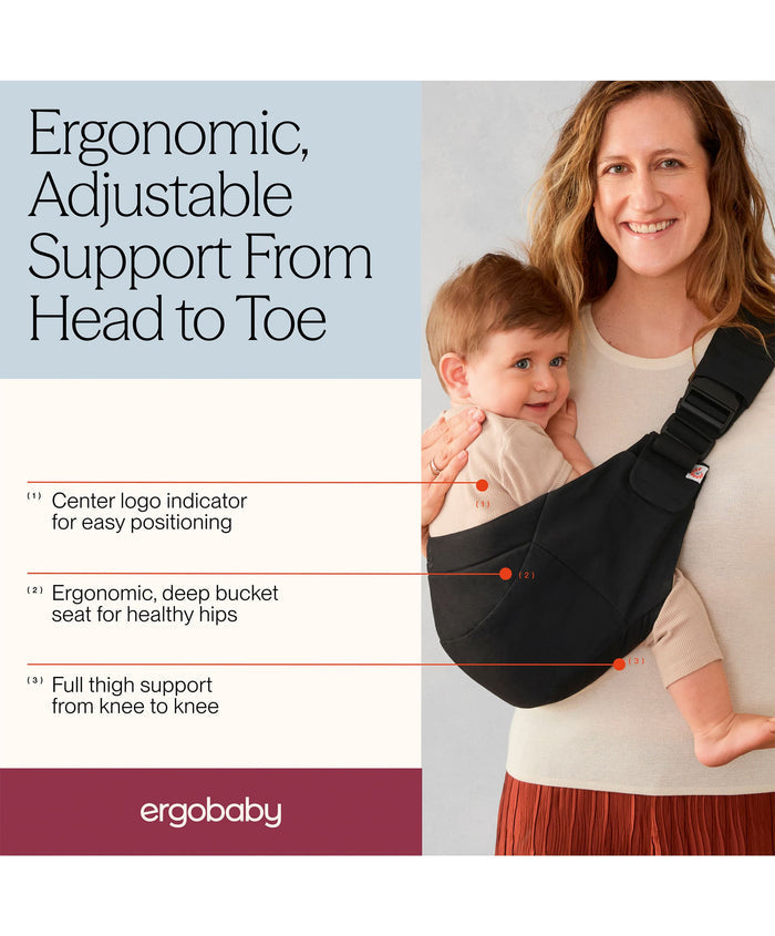 Ergobaby Baby Carriers Ergobaby Upsie Sling Carrier- Onyx Black