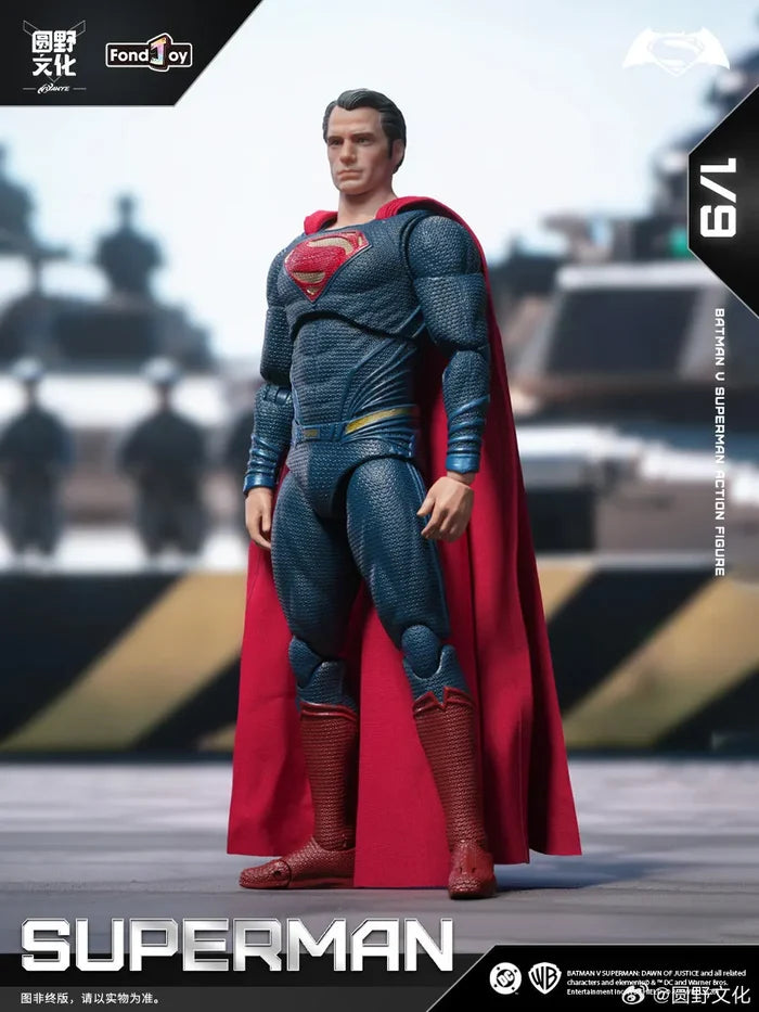 FondJoy Superman 2.0 Action Figure 1/9 BVS Edition Collection Moveable Model Hero Desktop Toys Ornament