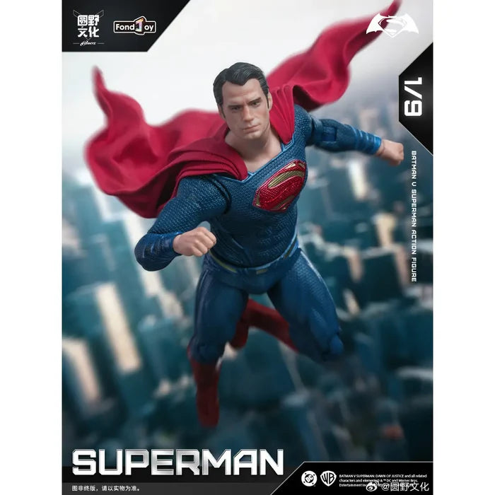 FondJoy Superman 2.0 Action Figure 1/9 BVS Edition Collection Moveable Model Hero Desktop Toys Ornament