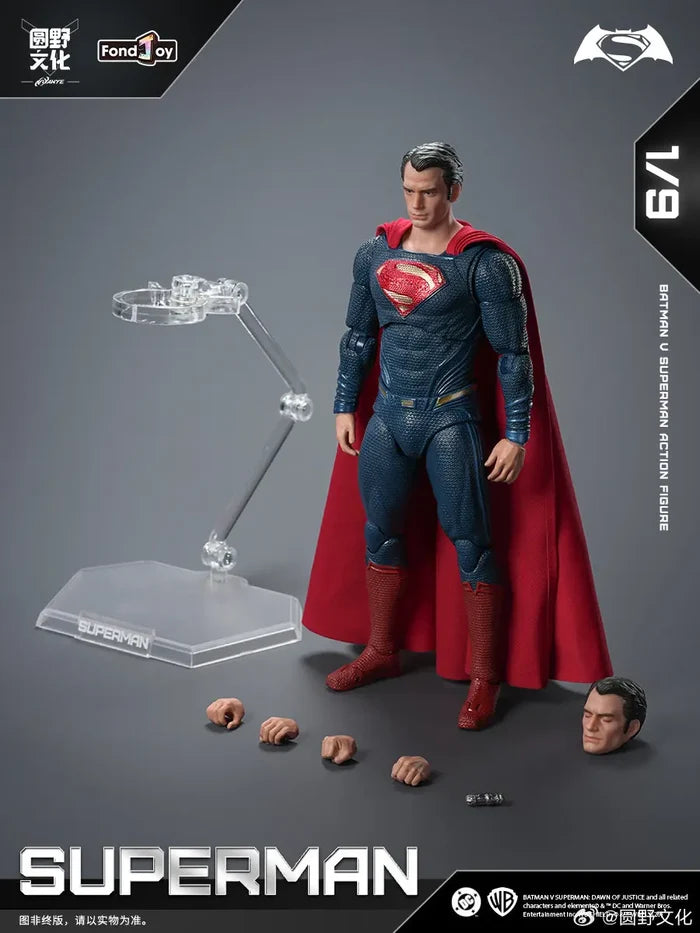 FondJoy Superman 2.0 Action Figure 1/9 BVS Edition Collection Moveable Model Hero Desktop Toys Ornament