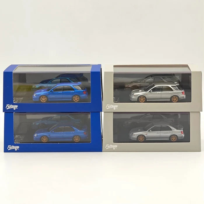 Furuya 1:64 for WRX STi GD/GG Diecast Toys Car Models Collection Gifts Limited Edition