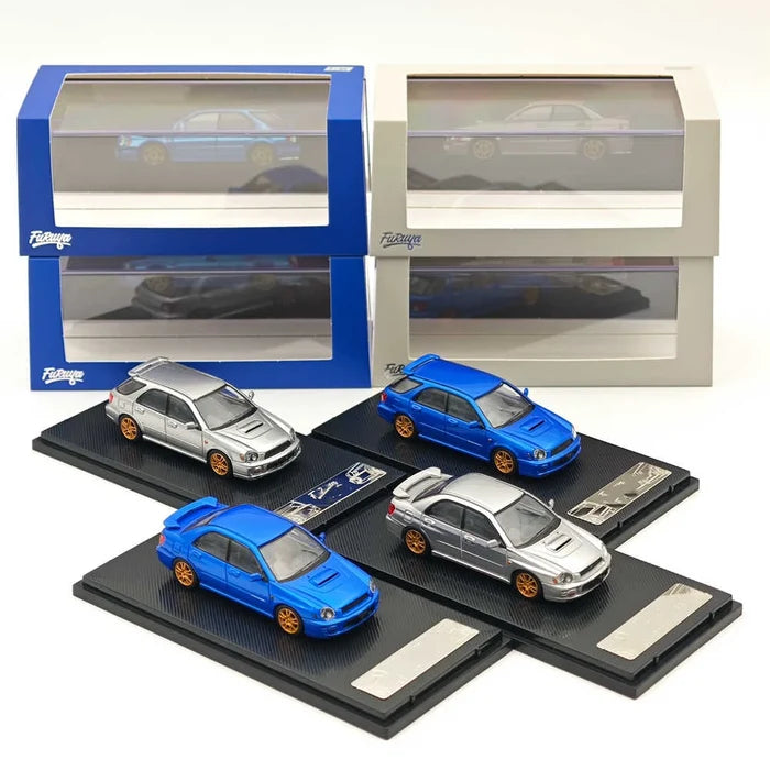 Furuya 1:64 for WRX STi GD/GG Diecast Toys Car Models Collection Gifts Limited Edition