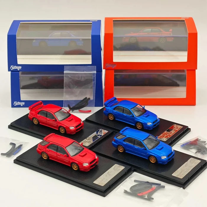Furuya 1:64 for WRX STi GD/GG Diecast Toys Car Models Collection Gifts Limited Edition