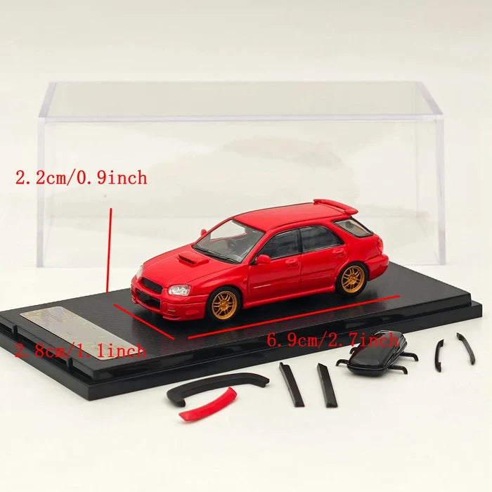 Furuya 1:64 for WRX STi GD/GG Diecast Toys Car Models Collection Gifts Limited Edition