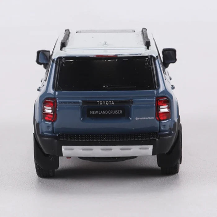 GCD 1:64 Land Cruiser Prado 250 Blue Alloy Model Car