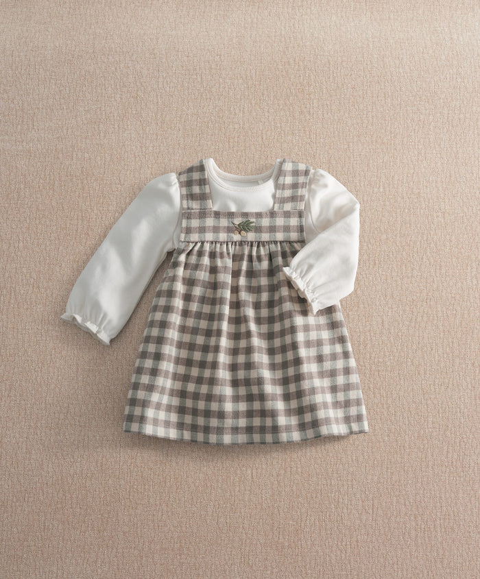 Mamas & Papas Outfits & Sets Gingham Dress & Bodysuit Set