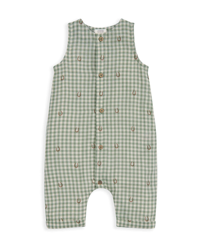 Mamas & Papas Outfits & Sets Gingham Romper & Bodysuit