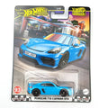 GJT68 HOT WHEELS 1:64 RWB 718 Cayman GT4 Collection Diecast Alloy Car Model 64 Scale Decoration Gift