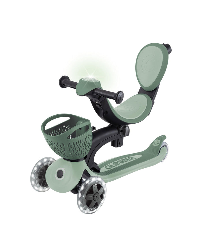 Globber Outdoor Play Globber Go Up Baby 360 Lights Scooter – Sage
