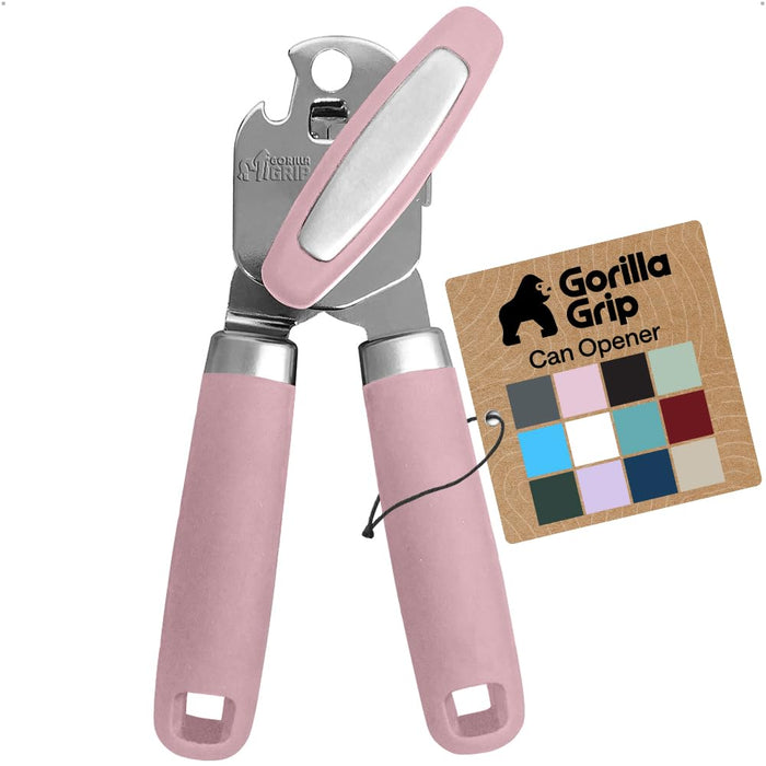 GORILLA GRIP Original Model Stainless Steel Manual Can Opener, Lavender