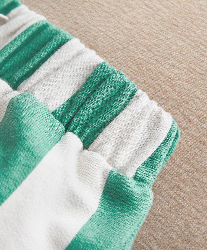 Mamas & Papas Trousers & Leggings Green Stripe Trouser