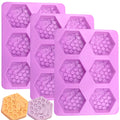 Honeycomb Soap Molds-Silicone Molds for Soap 3D Bee Soap Molds