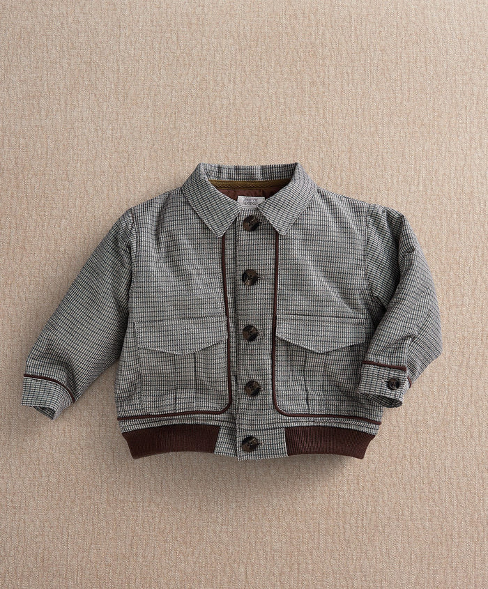 Mamas & Papas Jackets & Coats Houndstooth Bomber Jacket