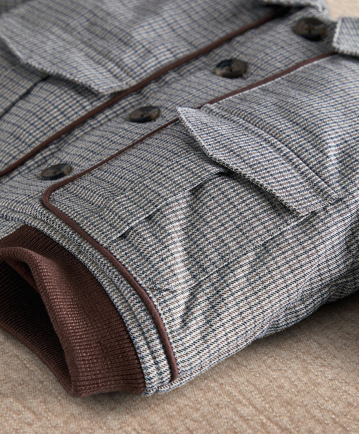 Mamas & Papas Jackets & Coats Houndstooth Bomber Jacket