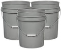House Naturals 5 Gallon Premium HPDE Plastic Bucket - Made in USA Food Grade Container, BPA Free All Purpose Pail (5, Red)