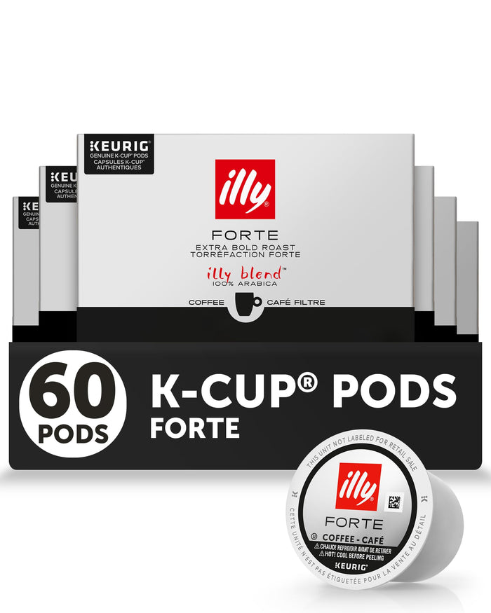illy Coffee K Cup Pods, Intenso Dark Roast, 20 Count, 1 Pack