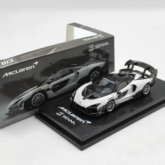In stock 1: 64 new Senna GTR Chameleon alloy static car model, limited edition, gift, collectible piece
