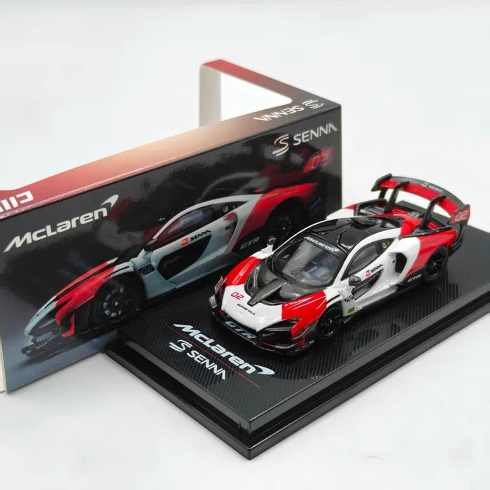 In stock 1: 64 new Senna GTR Chameleon alloy static car model, limited edition, gift, collectible piece