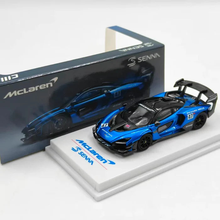 In stock 1: 64 new Senna GTR Chameleon alloy static car model, limited edition, gift, collectible piece