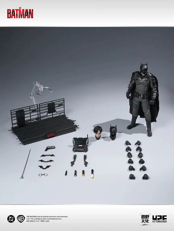 In Stock UPFinegus Batman 2022 Robert Pattinson Edition 1/12 Scale Action Figure Collectible