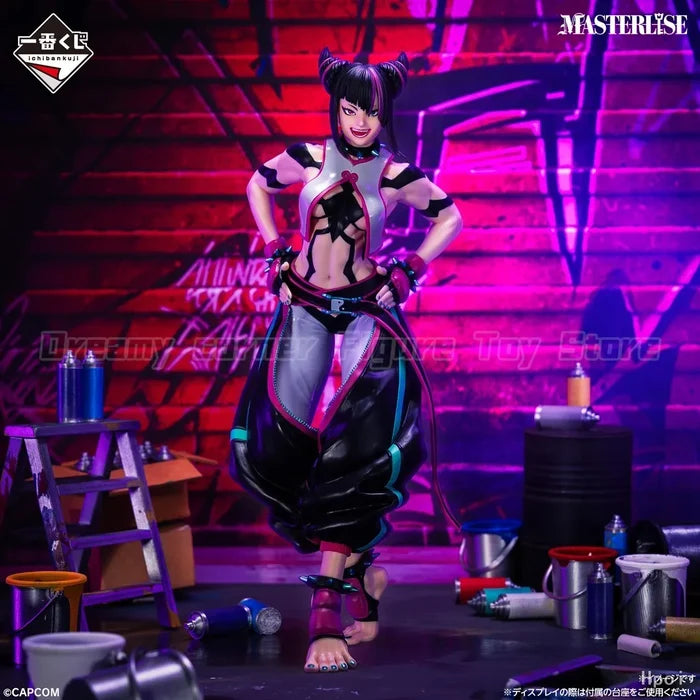 【In Stock】H25cm BANDAI Ichiban Kuj‌i MASTERLISE Street Fighter 6 JURI A Prize B Prize Anime Figure