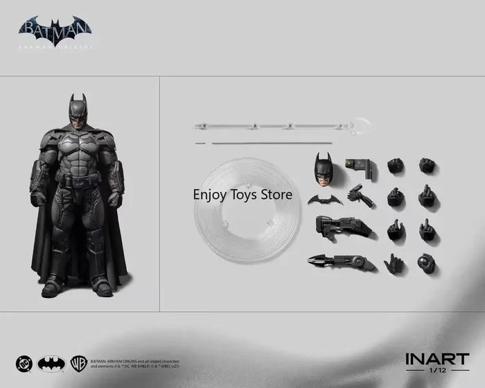 INART Bat Hero Arkham Origins Standard Edition 1/12 Action Figure Ready Stock