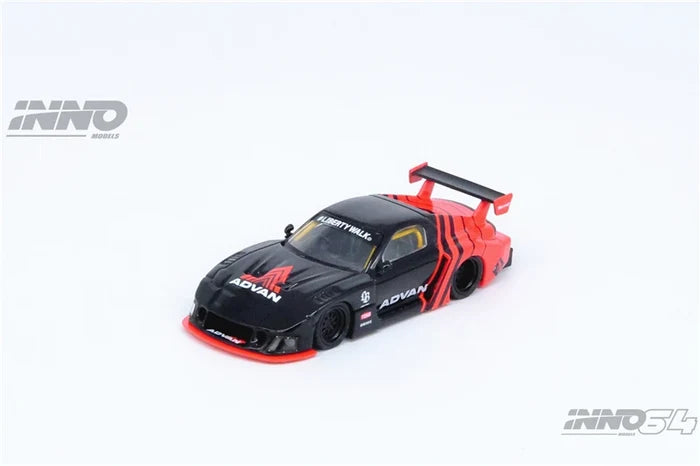 INNO 1:64 ROCKET BUNNY RX7 E30 M3 KPGC110 R34 R35 RX3 180SX Diecast Model Car
