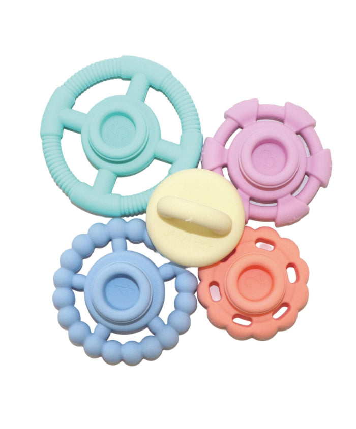 Jellystone Teethers Jellystone Designs Rainbow Stackers & Teether – Pastel