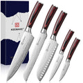 KEEMAKE 3 Pieces Kitchen Knife Set, Professional Ultra Sharp Chef Knife Set