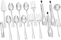 KINGSTONE 16 Piece 18/10 Serving Utensils Set, Stainless Steel Serving Set