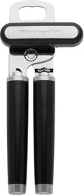 KitchenAid Classic Multifunction Can Opener and Bottle Opener Easy to Use, Razor Sharp Stainless Steel Cutting Wheel, Soft Ergonomic Handles, Almond Cream