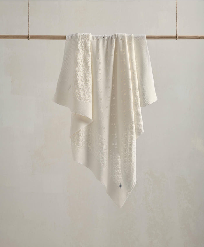 Mamas & Papas Blankets Knitted Blanket - Pointelle