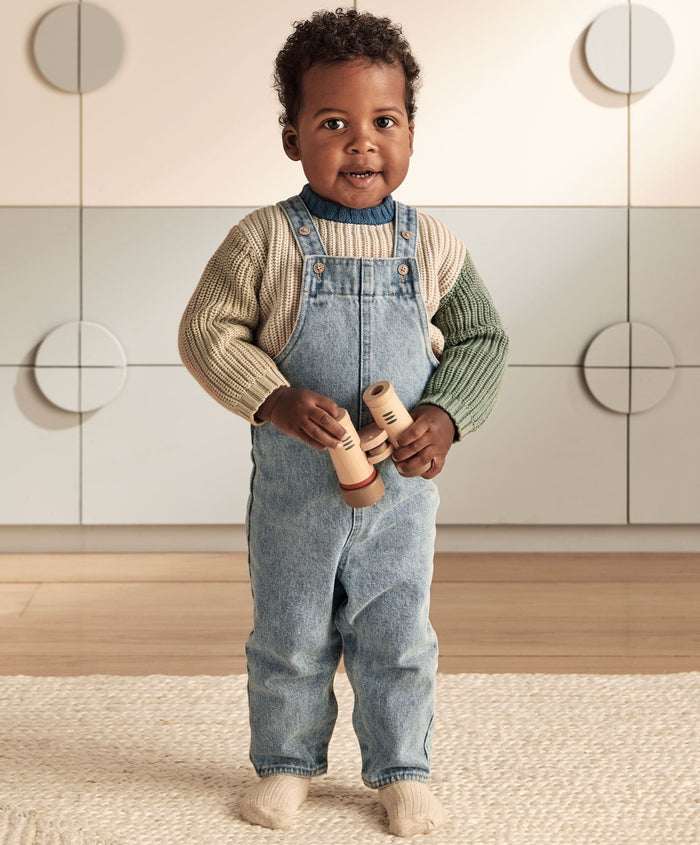Mamas & Papas Jumpers & Knitwear Knitted Colour Block Jumper