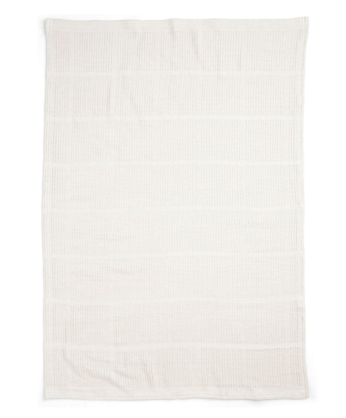 Mamas & Papas Blankets Large Cellular Blanket - White